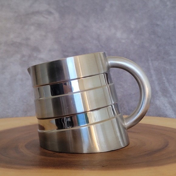 Bonjour Stainless Coffee French Press/Creamer RARE Steampunk Modern Retro - Picture 7 of 16